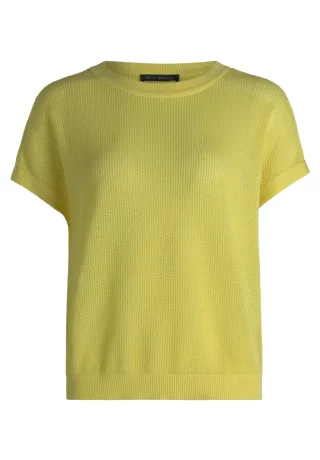Betty Barclay - Lochstrick-Pullover Gelb - Gr. - 44