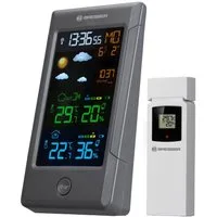 BRESSER BRESSER ClimateTemp NBF Farbwetterstation mit DCF-Zeitsignal Wetterstation