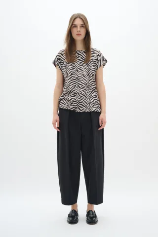 T-shirt Gerade Passform Classic Zeebra black