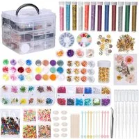 OSTWOLKE Modellierwerkzeug Resin Zubehör Epoxidharzbasteln Schmuck Selber Machen Set, (1 St), mit Aufbewahrungsbox