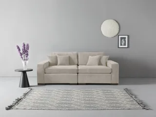 Home affaire 2-Sitzer "Skara" Lounge-Sofa mit Federkernpolsterung, in vielen Bezugsvarianten