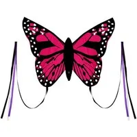 Wolkenstürmer Flug-Drache Ready to Fly Kite for Children Bella Butterfly Outdoor Drachen, (Schmetterlingsdrachen Pink ab 3 Jahren Outdoor Spielzeug, 1-tlg), Strandspielzeug, Flugfertiger Kinderdrachen 110 cm (pink)