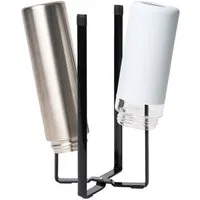 Yamazaki Küchenrollenhalter Mehrzweck-Küchenständer 27 cm Tower schwarz, Mehrzweck-Küchenständer, Stahl, schwarz