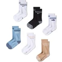 Nike Sportsocken Y NK ED CSH CRW 6P-144 LFESTYL (6-Paar) Für Kinder und Jugendliche