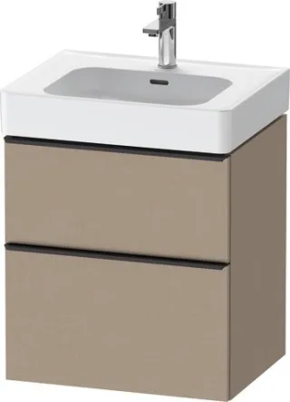 Duravit D-Neo Waschtischunterbau wandhängend Leinen Matt 584x452x625 mm - DE43760BD750000 DE43760BD750000