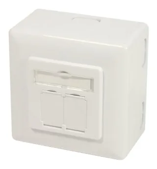 LOGILINK CAT.6 Anschlussdose NP0006A, 2x RJ45, UP+AP