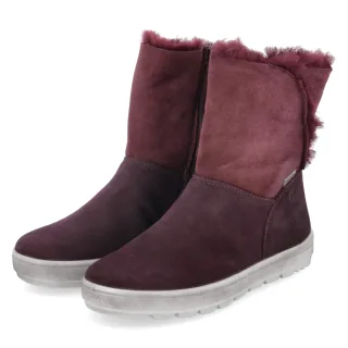 Ricosta Stiefelette NANUK - Gr. 30 - Rot - Rauleder