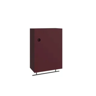 VitrA Plural Oberschrank mit Handtuchhalter mit 1 Tür 40 x 21 x 55 cm (BxTxH) Matt,80493 80493