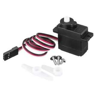 VolantexRC 9g Plastic Gear Analog Servo With 350mm DuPont Cable For 742-3-Rudder 759-1-Tail 759-2-Tail 759-3-Tail 757-9-