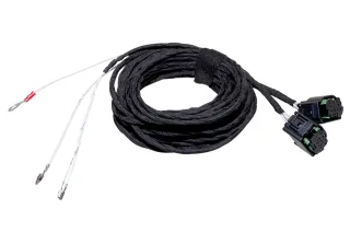 Original Kufatec Kabelsatz Kabelbaum Adapter Kabel automatische Distanzregelung ACC für Audi A6 4A A7 4K A8 4N Q7 Q8 4M