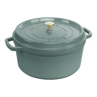 Staub La Cocotte Cocotte 28 cm, rund, Eukalyptus, Gusseisen