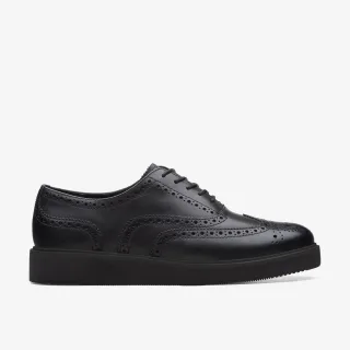 Glickly Brogue 2 Schwarze Lederschuhe