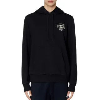 Diesel - Schwarzer Kapuzenpullover mit Saloon-Logo