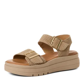 Tamaris - Da.-Sandalette taupe structure - Gr. - 39