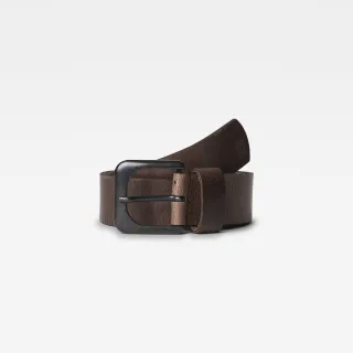 G-Star - Zed Belt dk brown/black metal - Gr. - 90