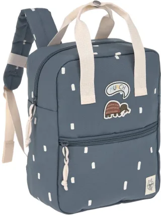 Lässig Kindergartenrucksack Square - Happy Prints, dunkelblau