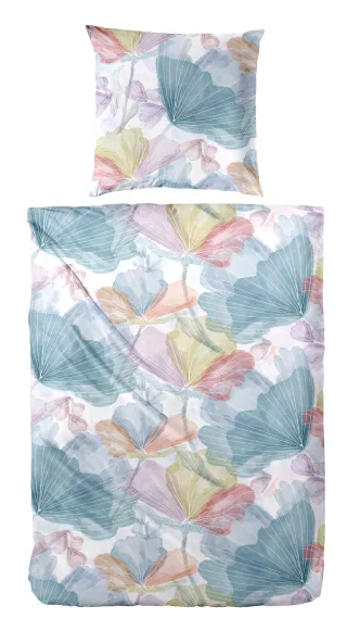 Primera Bettwäsche "Mako-Satin -Bettwäsche Lucida" 2 Stk. mit frischem Blumendesign