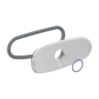 Geberit Blende 250095211 mit Dichtungssatz glanz-verchromt, zu AquaClean 8000