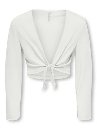 KIDS ONLY - KOGRIKKA LS BOLERO JRS Cloud Dancer - Gr. - 128