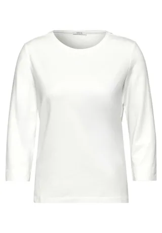 Cecil - Basic Shirt weiß - Gr. - L