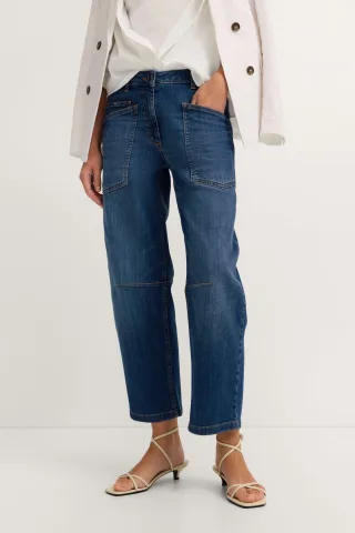 Bugatti Damen Jeans mit aufgesetzten Taschen