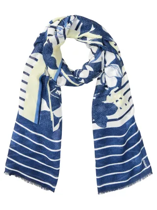 Olsen - Scarf Woven ink blue - Gr. - 00