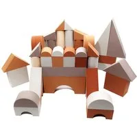 CHiLA Schaumstoff Bausteine Spielbausteine, (48 St)