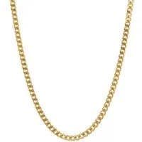 HOPLO Panzerkette Goldkette Panzerkette Länge 36cm - Breite 1,4mm - 333-8 Karat Gold, Made in Germany