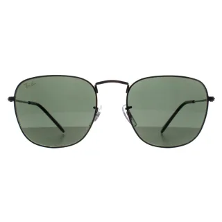 Ray-Ban Square Unisex Schwarz G-15 Grün RB3857 Frank