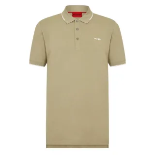 Hugo - Poloshirt für Herren, Baumwolle, Regulär (Grün)