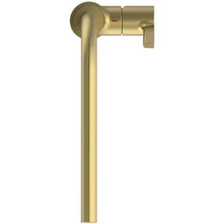 Ideal Standard Küchenarmatur Gusto Ausladung 232mm L-Auslauf Brushed Gold, BD418A2 BD418A2