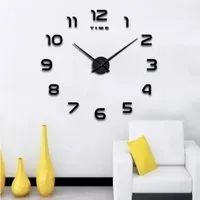 Ruhhy Wanduhr LOFT DIY Wanduhr 60-130cm – moderne, geräuschlose Uhr für Ihr Zuhause. (Flexibel montierbare Wanduhr geräuschlosem Uhrwerk und Loft-Design)