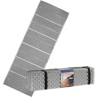 Spetebo Isomatte Camping Isomatte ultraleicht faltbar silber - 180 x 59 cm, (Anzahl, 1-tlg., Stück), ultraleichtes Gewicht