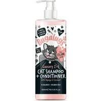 Bugalugs Fellpflege Bugalugs 2in1 Katzenshampoo + Conditioner 500 ml Pumpdosierer, 500 ml, (1-St), ph neutral, Katzen Shampoo, Lake District
