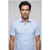 OLYMP Kurzarmhemd Luxor Businesshemd, comfort fit, New-Kentkragen