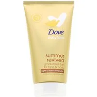 DOVE Selbstbräunungsöl Dove Summer Revived Selbstbräuner Milch Lotion für Gesicht und Körper