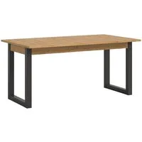 xonox.home Esstisch Esstisch Seattle, ausziehbar, Artisan Eiche / grau, 150(190)x80, Küchentisch, Eiche Artisan