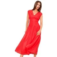 LIPSY Midikleid Lipsy Tailliertes Kleid mit V-Ausschnitt, Regular (1-tlg)