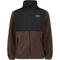 SUBLEVEL Fleecejacke Damen Leo Teddyfleece Kuschelig Übergangsjacke Jacke Outdoor Jacke