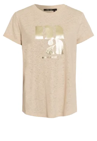 Marc Aurel - Leinenshirt desert varied - Gr. - 44