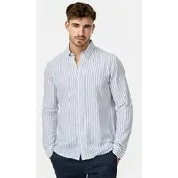 Indicode Langarmhemd Herren Brayden Herrenhemd Langarm mit Button-Down-Kragen