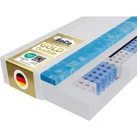 Taschenfederkernmatratze Royal Komfort Gel – GOLD TFK-Matratze mit Geltopper für Luxusschlaf, Beco, 26 cm hoch, Mit integriertem Geltopper, Wendematratze, Ideal auch in 140x200