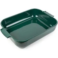 PEUGEOT Auflaufform APPOLIA Keramik 40cm Rechteckig Waldgrün Spülmasch, Keramik, Keramik