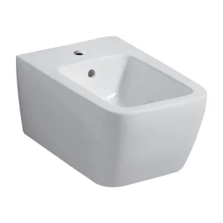 Geberit iCon Square Wand-Bidet 231910000 geschlossene Form, mit Überlauf, weiß