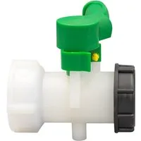 Stabilo Sanitär Absperrventil IBC Klappenhahn S60x6 IG für IBC-Tank