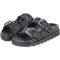 Palado Palado 6RS0060702 2100 Damen Glattleder black Pantolette