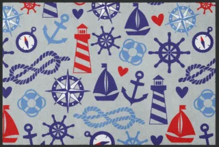 Fussmatte Maritim 4708 | Größe: 60 cm x 45 cm