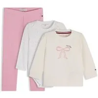 Tommy Hilfiger Neugeborenen-Geschenkset (Set, 3-tlg) Shirt, Body & Jerseyhose für Babys