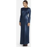 Nicowa Abendkleid EWELIO (1-tlg) aus Metallic-Jersey mit diagonaler Raffung