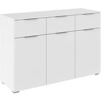 OTTO home Kombikommode Kommode Sideboard Schubladenkommode Schlafzimmerkommode CORTONA (Breite 120 cm inkl. SOFT-CLOSE-FUNKTION, mit moderner Dekor-Front), mit 3 Schubladen und 3 verstellbaren Einlegeboden MADE IN GERMANY